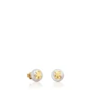 Pendientes con perla cultivada de oro Bear^TOUS Online