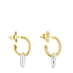 Pendientes corazón bicolor Luah^TOUS New