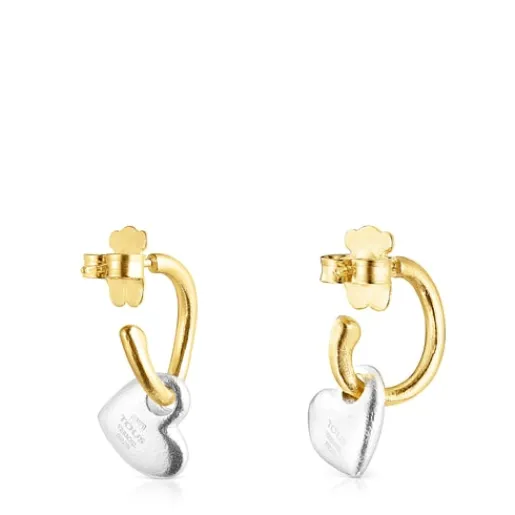 Pendientes corazón bicolor Luah^TOUS New