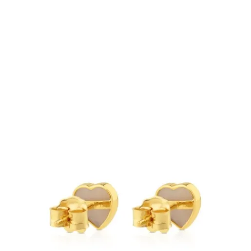 Pendientes corazón de y nácar XXS^TOUS Clearance