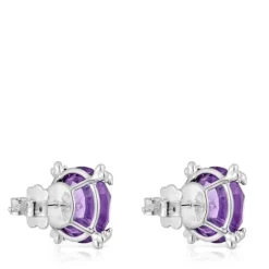 Pendientes corazón de y amatista Color Pills^TOUS Hot