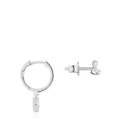 Pendientes corto/largo oso de y detalle iolita Basic Colors^TOUS Outlet
