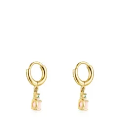 Pendientes cortos de con ópalo y topacio Mini Ivette^TOUS Outlet