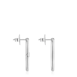 Pendientes cortos de Hold Oval^TOUS