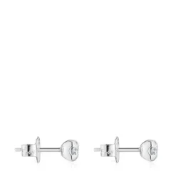 Pendientes cortos de platino con diamantes creados en laboratorio Les Classiques LGD^TOUS Hot