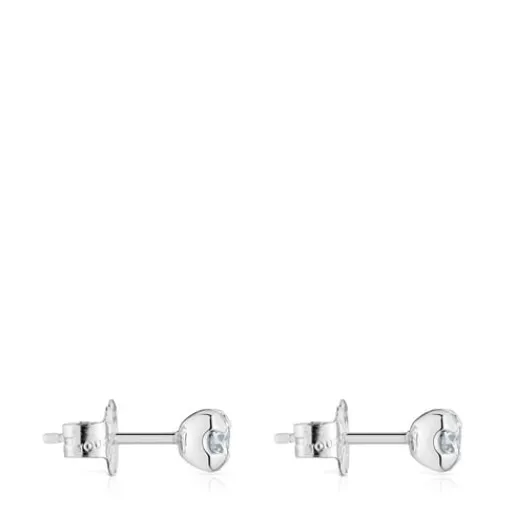 Pendientes cortos de platino con diamantes creados en laboratorio Les Classiques LGD^TOUS Hot