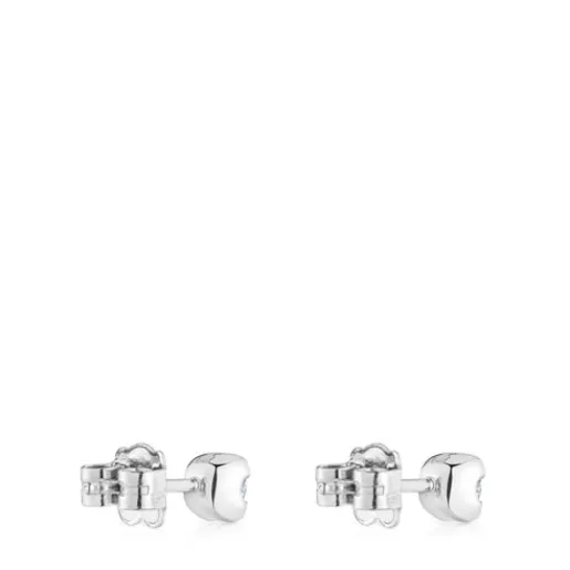 Pendientes cortos de platino con diamantes creados en laboratorio Les Classiques LGD^TOUS Hot