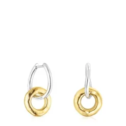 Pendientes cortos donut bicolor Luah^TOUS Best