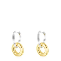 Pendientes cortos donut bicolor Luah^TOUS Best