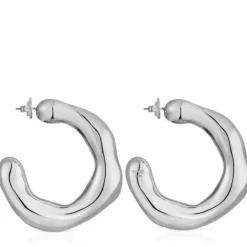 Pendientes de aro grandes de plata Tabit^TOUS Clearance