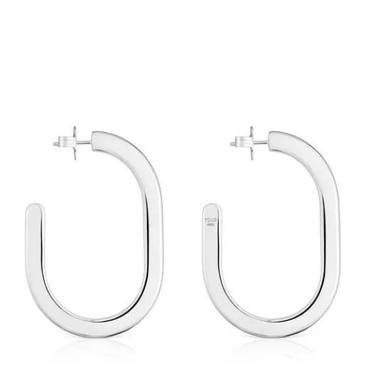 Pendientes de aro largos de Line^TOUS Outlet