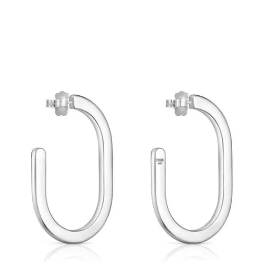 Pendientes de aro largos de Line^TOUS Outlet