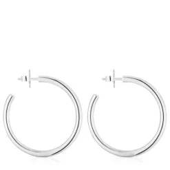 Pendientes de aro largos de 27 mm Basics^TOUS Online