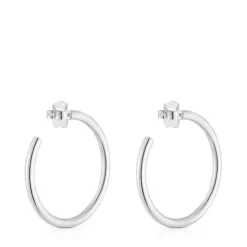 Pendientes de aro largos de 27 mm Basics^TOUS Online