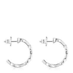 Pendientes de aro logo de 17,4 mm MANIFESTO^TOUS Outlet