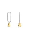 Pendientes de aro motivo oso bicolor Sweet Dolls^TOUS Discount