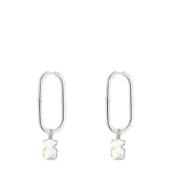 Pendientes de aro motivo oso bicolor Sweet Dolls^TOUS Discount