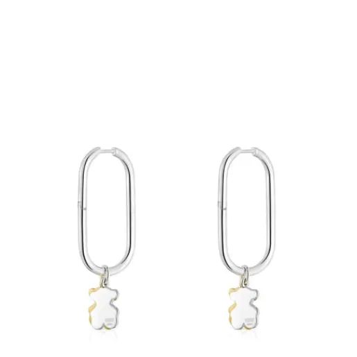 Pendientes de aro motivo oso bicolor Sweet Dolls^TOUS Discount