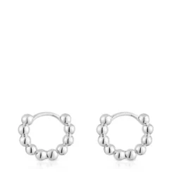 Pendientes de aro pequeños de plata Gloss^TOUS New