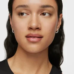 Pendientes de aro pequeños de plata Gloss^TOUS New