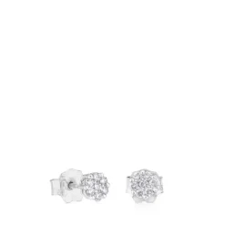 Pendientes de oro blanco y diamantes Diamonds^TOUS Clearance