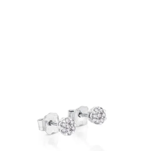 Pendientes de oro blanco y diamantes Diamonds^TOUS Clearance