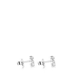Pendientes de oro blanco y diamantes motivo oso Bear^TOUS New