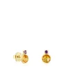 Pendientes de oro con citrino y amatista Virtual Garden^TOUS Hot
