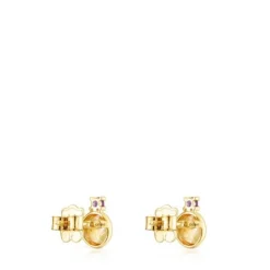 Pendientes de oro con citrino y amatista Virtual Garden^TOUS Hot