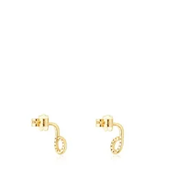 Pendientes de oro con diamantes Bent^TOUS Hot