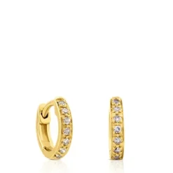 Pendientes de oro con diamantes 0.12ct Gem Power^TOUS