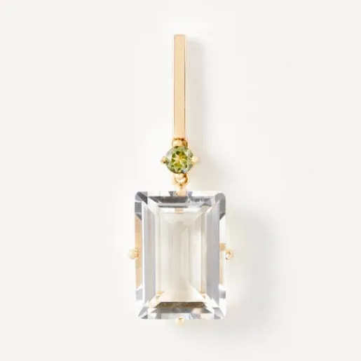 Pendientes de oro con peridoto y cristal de roca ATELIER^TOUS Discount
