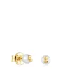 Pendientes de oro con perla y motivo oso Bold Bear^TOUS New