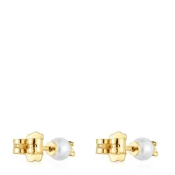 Pendientes de oro con perla y motivo oso Bold Bear^TOUS New