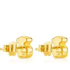 Pendientes de oro motivo oso de 0,8cm, Sweet Dolls^TOUS
