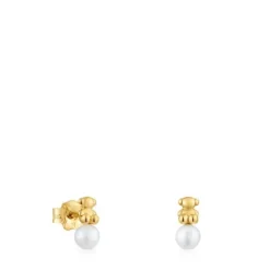 Pendientes de oro oso y perla cultivada Bold Bear^TOUS Sale