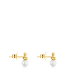 Pendientes de oro oso y perla cultivada Bold Bear^TOUS Sale