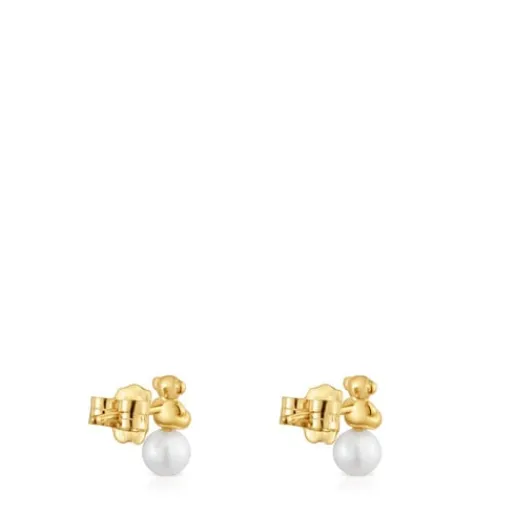 Pendientes de oro oso y perla cultivada Bold Bear^TOUS Sale