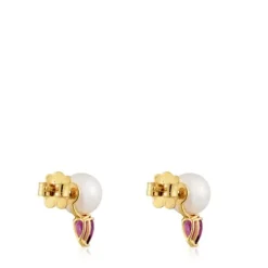Pendientes de , rodolita y perla cultivada Ivette^TOUS Discount