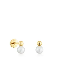 Pendientes de oro y perlas cultivadas Basics^TOUS Online
