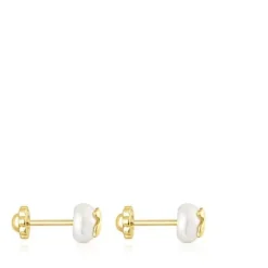 Pendientes de y perla motivo oso Baby^TOUS Clearance