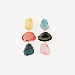 Pendientes de oro y turmalina ATELIER UNIQUE PIECES^TOUS Clearance
