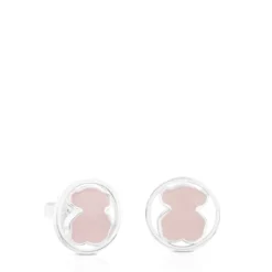 Pendientes de con cuarzo rosa Camille^TOUS Clearance