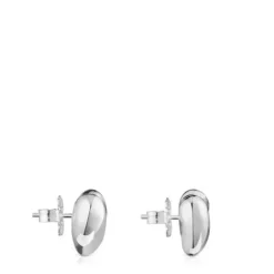 Pendientes de plata motivo corazón Tabit^TOUS Clearance