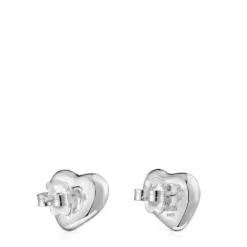 Pendientes de plata motivo corazón Tabit^TOUS Clearance