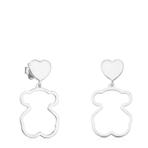 Pendientes de plata New Silueta^TOUS Outlet