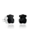 Pendientes de plata y ónix facetado Color^TOUS Outlet