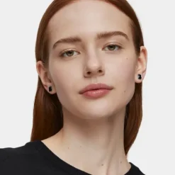 Pendientes de plata y ónix facetado Color^TOUS Outlet