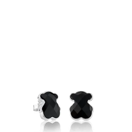 Pendientes de plata y ónix facetado Color^TOUS Outlet