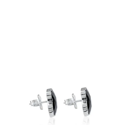 Pendientes de plata y ónix facetado Color^TOUS Outlet